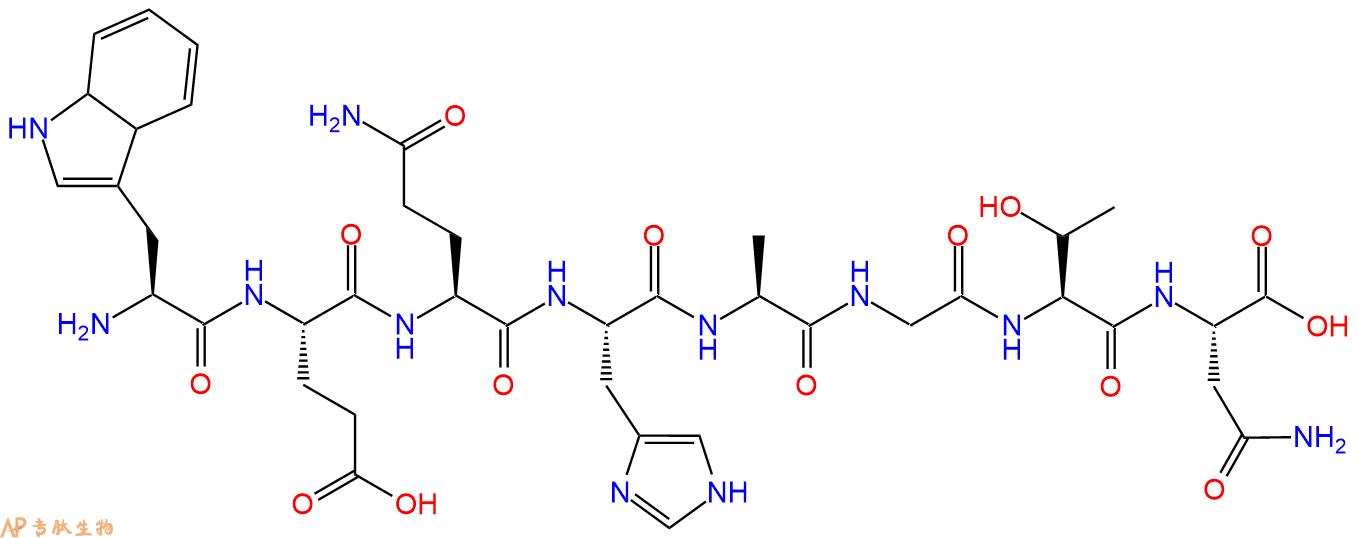 多肽WEQHAGTN的参数和合成路线|三字母为Trp-Glu-Gln-His-Ala-Gly-Thr
