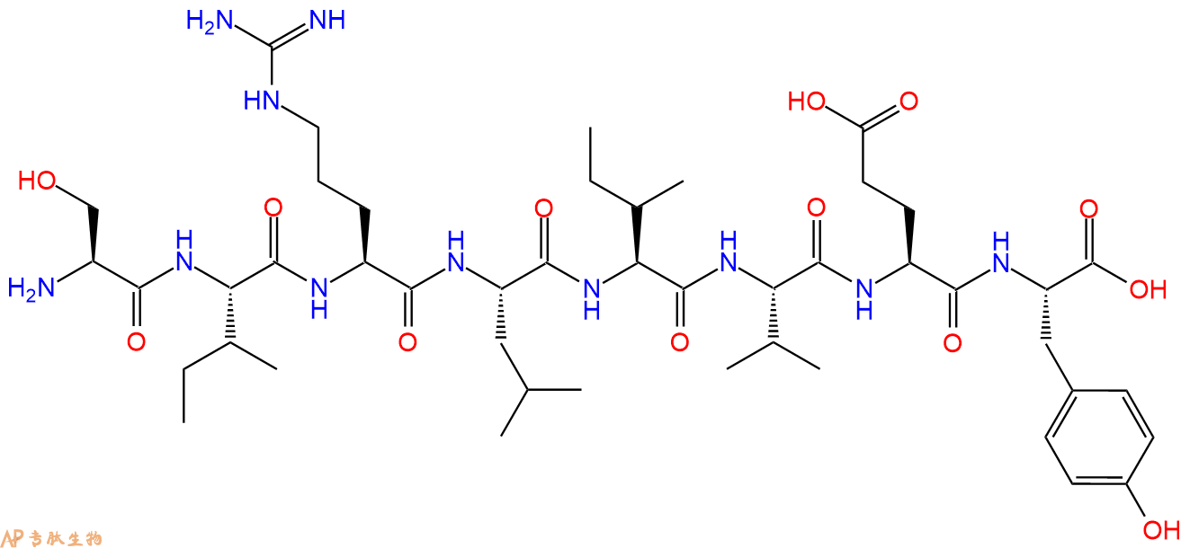 多肽SIRLIVEY的参数和合成路线|三字母为Ser-Ile-Arg-Leu-Ile-Val-Glu