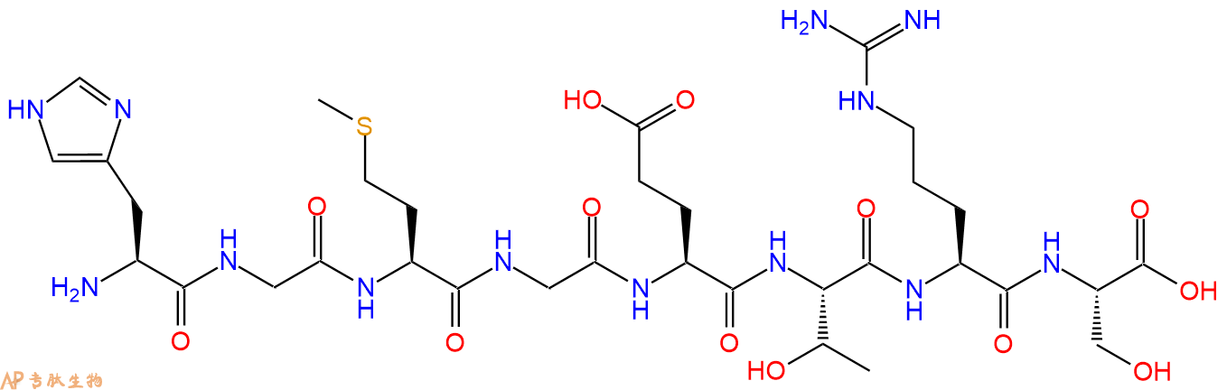 多肽HGMGETRS的参数和合成路线|三字母为His-Gly-Met-Gly-Glu-Thr-Arg