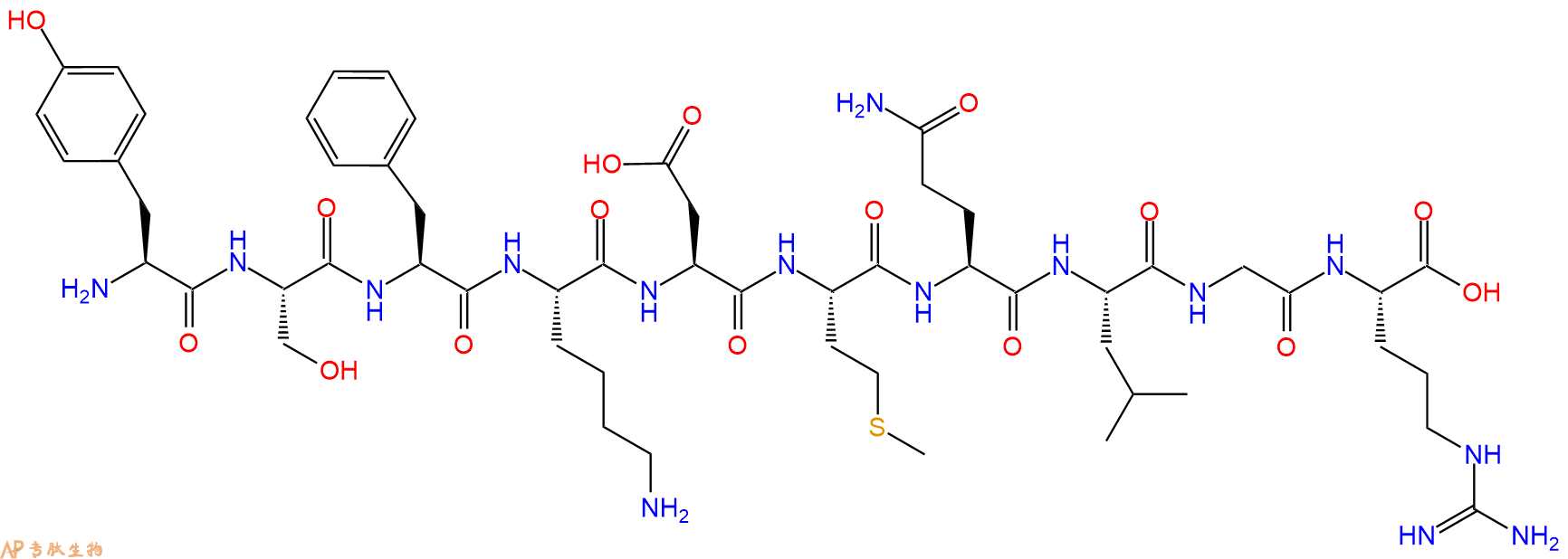 多肽生物产品(Tyr⁶⁵,Phe⁶⁷)-C5a (65-74) (human)157952-15-3
