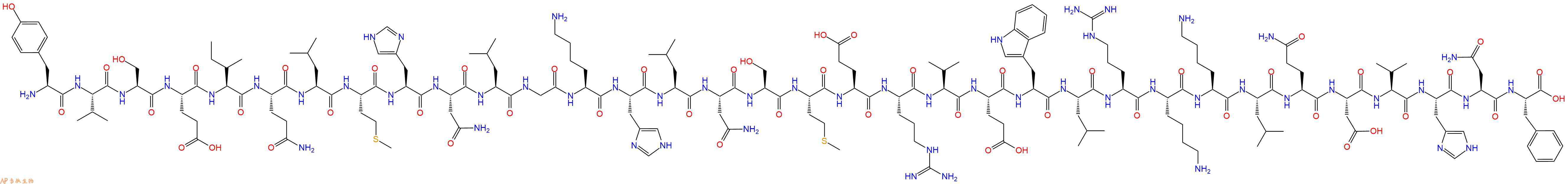 专肽生物产品[Tyr1]Parathyroid Hormone(1-34), human213779-10-3