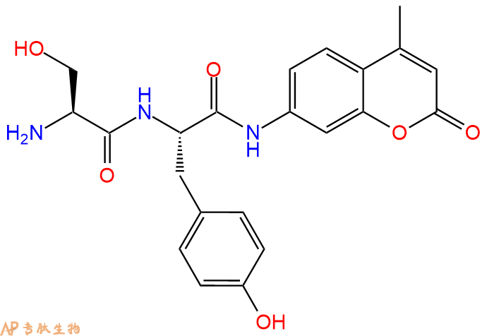 专肽生物产品二肽标记肽H-Ser-Tyr-7-氨基-4-甲基香豆素201855-53-0