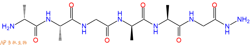 专肽生物产品六肽DAla-Ala-Gly-DAla-Ala-Gly-NH-NH23057-61-2