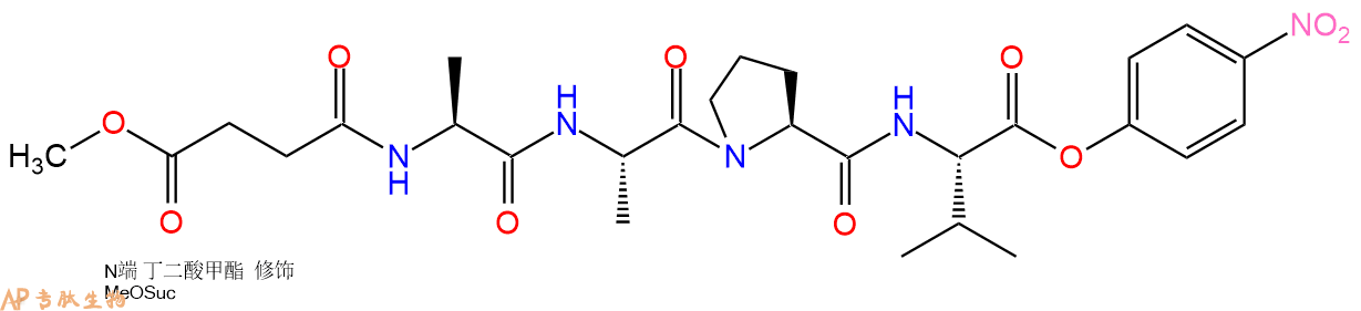 专肽生物产品四肽MeOSuc-Ala-Ala-Pro-Val-ONP88425-48-3