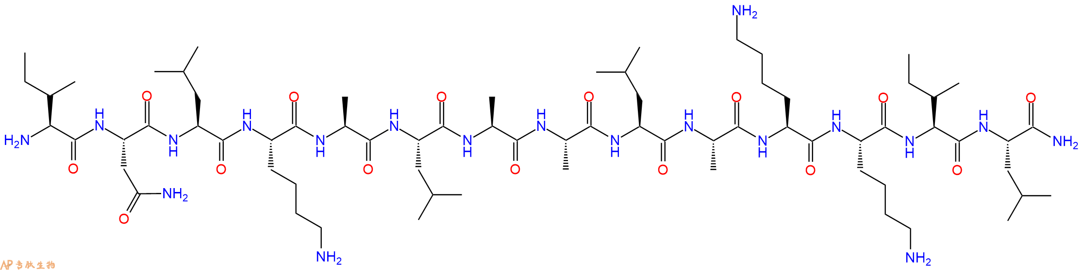 专肽生物产品黄峰毒素、Mastoparan72093-21-1