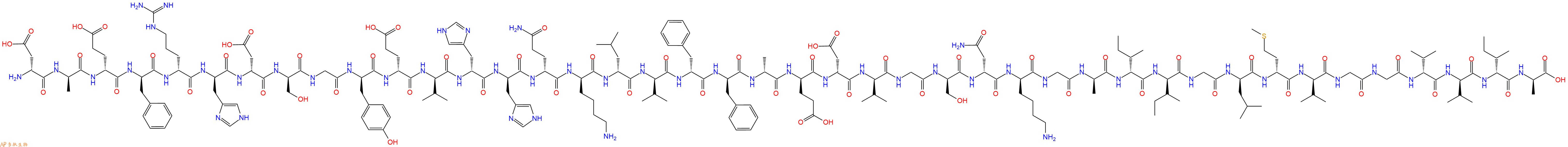 专肽生物产品淀粉肽ent-Amyloid β-Protein (1-42)342896-25-7