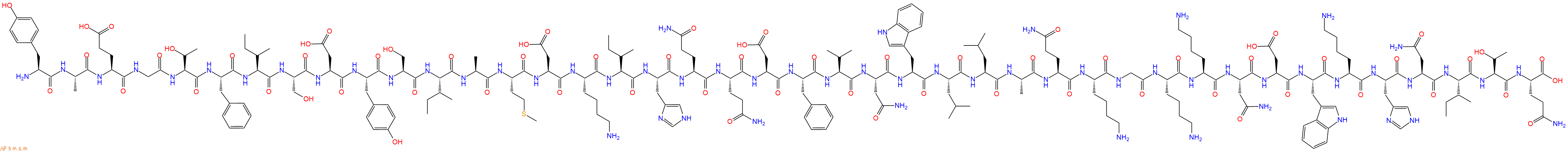 专肽生物产品抑胃肽Gastric Inhibitory Polypeptide (human)、GIP (hum100040-31-1
