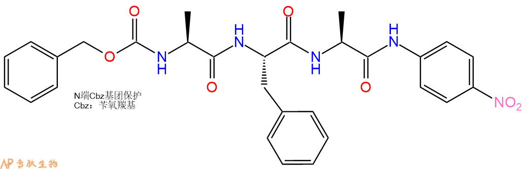 专肽生物产品三肽CBzl-Ala-Phe-Ala-对硝基苯胺145126-32-5