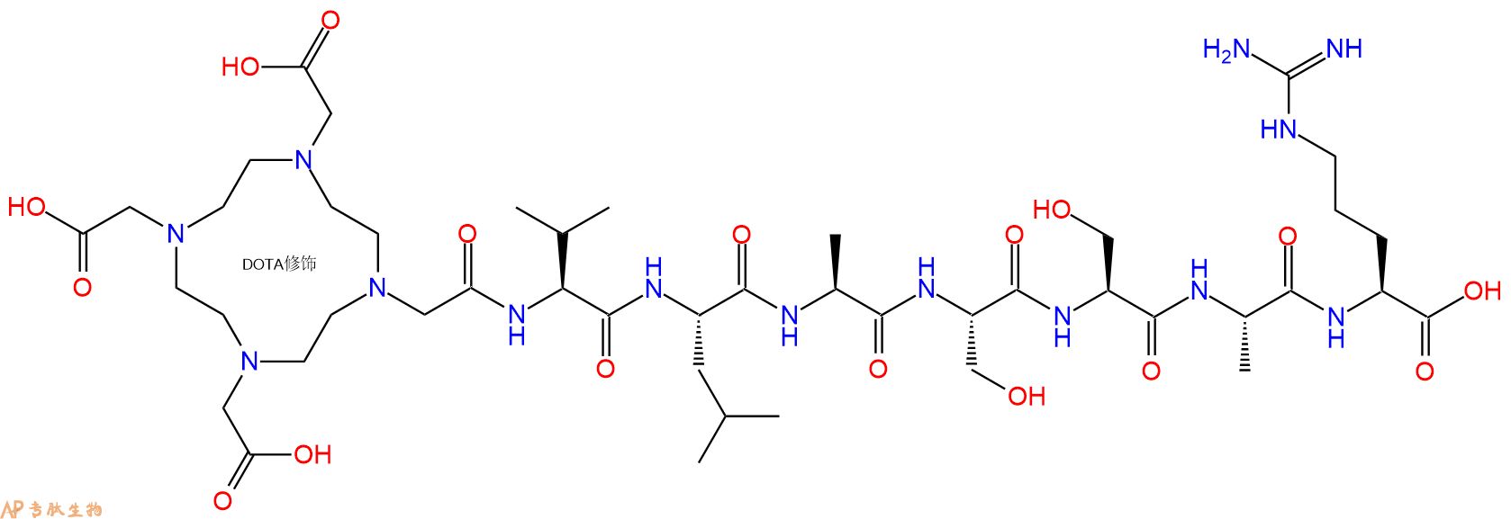 专肽生物产品七肽DOTA-VLASSAR1262403-90-6
