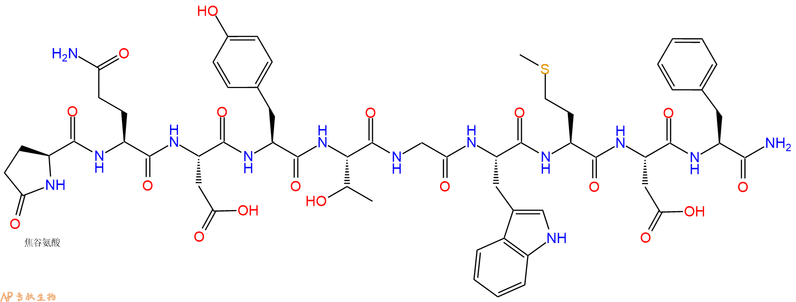 专肽生物产品雨蛙素Caerulein (desulfated)20994-83-6