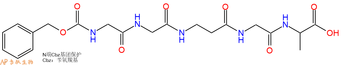 专肽生物产品五肽Cbz-Gly-Gly-βAla-Gly-Ala(DL)104763-41-9