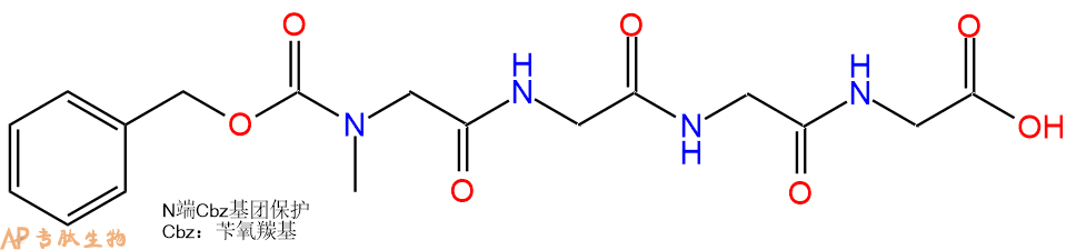 专肽生物产品四肽Cbz-Sar-Gly-Gly-Gly66378-44-7