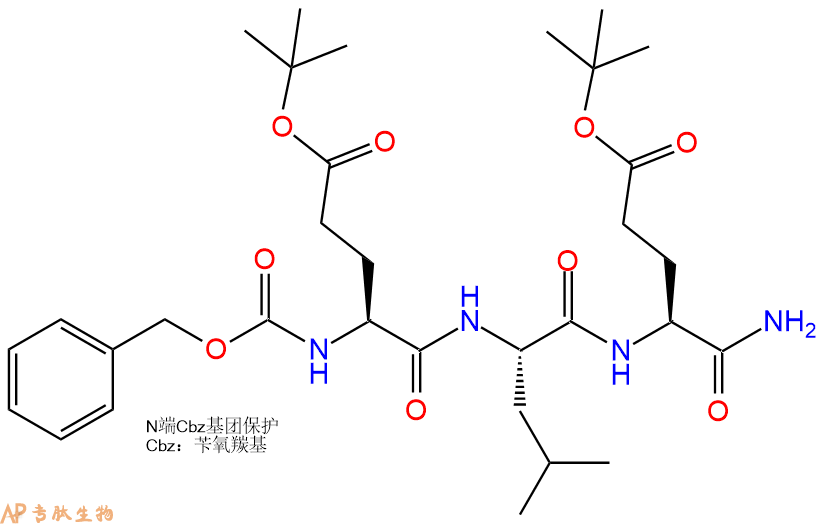 专肽生物产品三肽Cbz-Glu(OtBu)-Leu-Glu(OtBu)-NH2287975-76-2