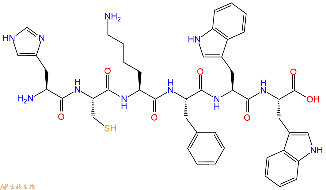 专肽生物产品His-Cys-Lys-Phe-Trp-Trp172546-75-7