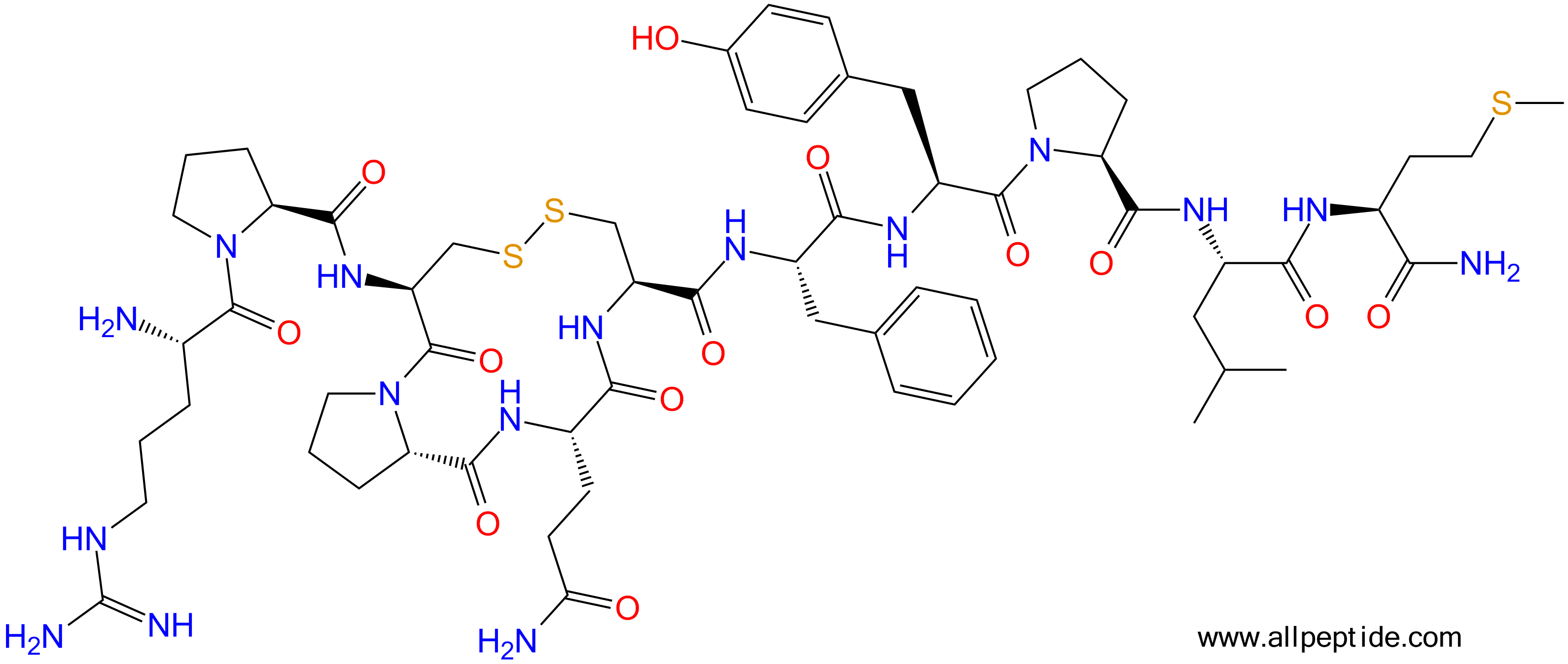 专肽生物产品P物质肽(CYS3,6,Tyr8,Pro9)-Substance P141459-28-1