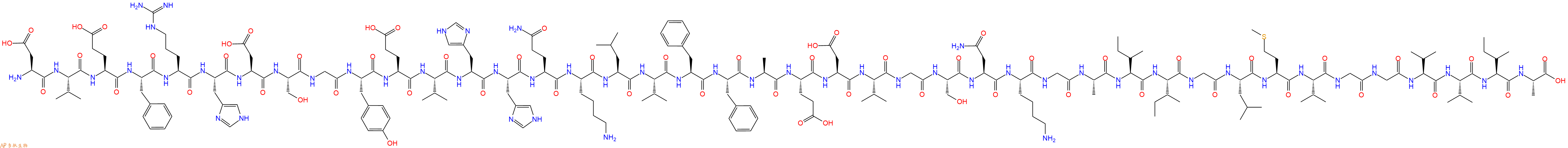 多肽生物产品(Val²)-Amyloid β-Protein (1-42)