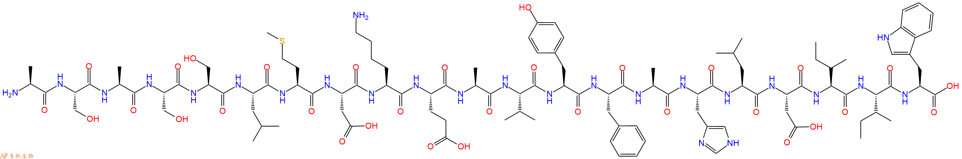 专肽生物产品[Ala1, 3, 11, 15]Endothelin-1, human121204-87-3