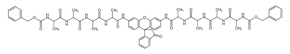 专肽生物产品四肽Cbz-A-Ala-A-Ala-Rhodamine110-(Cbz-A-Ala-A-Ala)149695-85-2