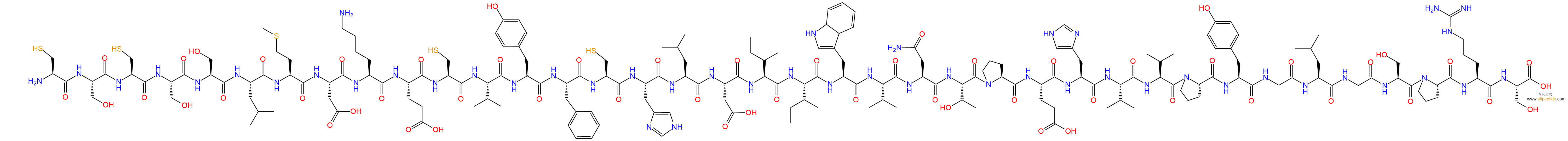 专肽生物产品Big Endothelin-1(1-38), human120796-97-6