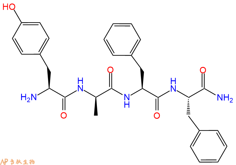 专肽生物产品[Phe4]-Dermorphin(1-4)amide118476-87-2