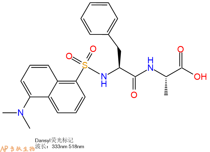 专肽生物产品二肽Dansyl-Phe-Ala71136-37-3