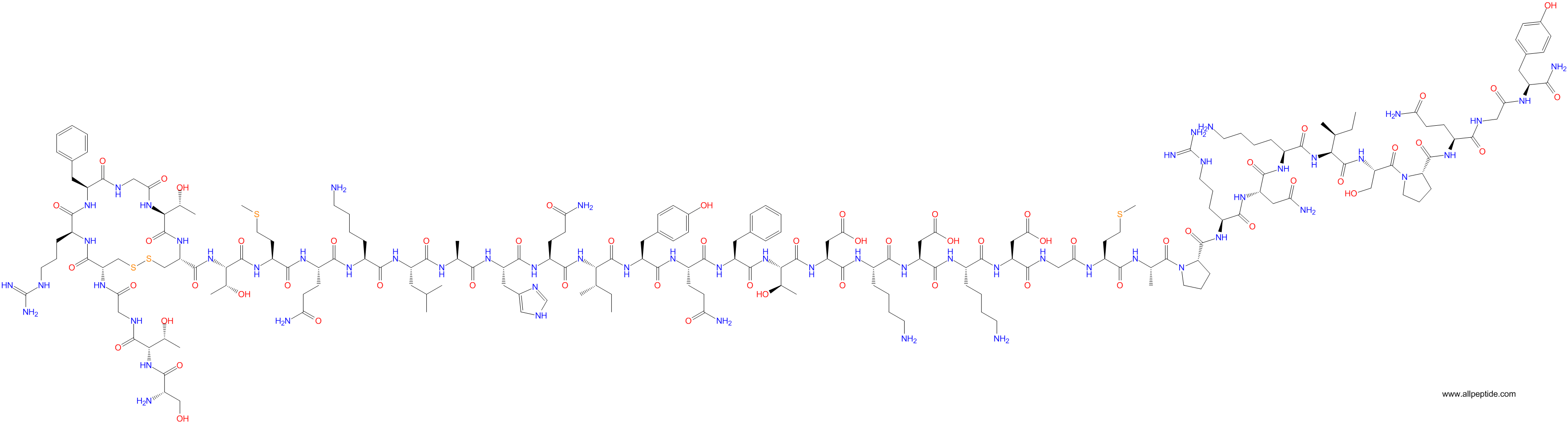 专肽生物产品肾上腺髓质素Adrenomedullin(11-50), rat163648-32-6