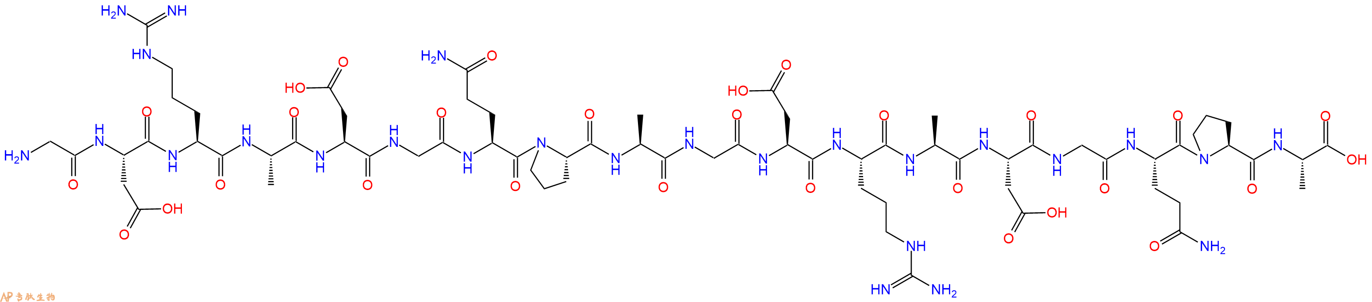 专肽生物产品十八肽GDRADGQPAGDRADGQPA151345-37-8