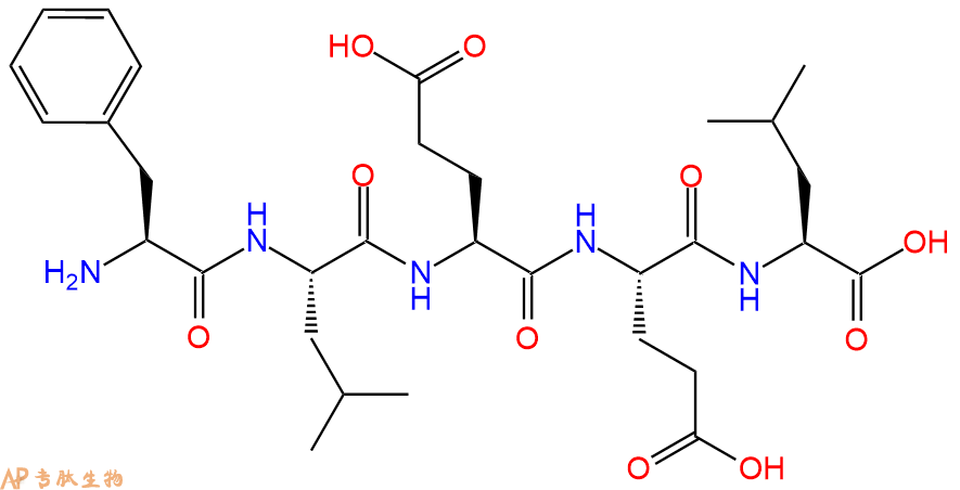 专肽生物产品五肽Phe-Leu-Glu-Glu-Leu69729-06-2