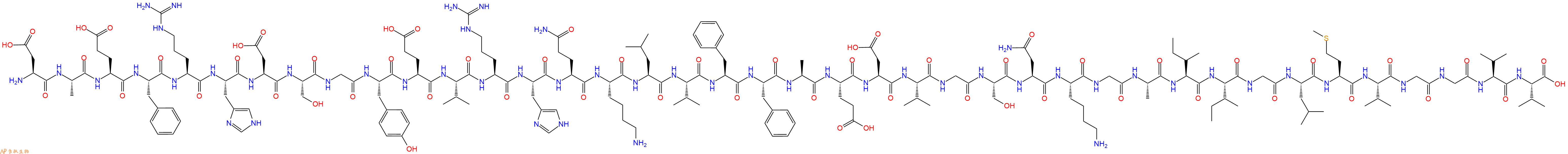 专肽生物产品淀粉肽[Arg13]β-Amyloid(1-40)1816939-33-9