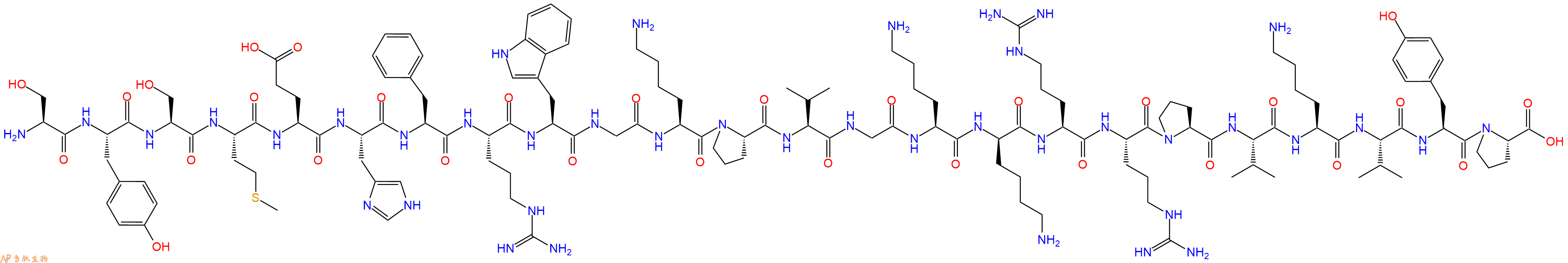 专肽生物产品促肾上腺皮质激素(DLys16)-ACTH(1-24)human, bovine, mouse, o494750-52-6