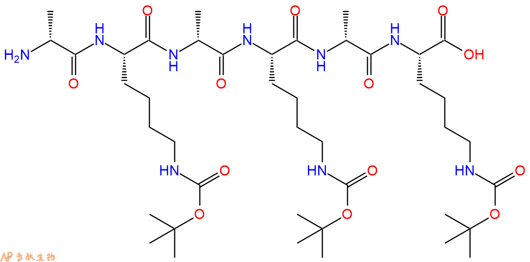专肽生物产品六肽DAla-Lys(Boc)-DAla-Lys(Boc)-DAla-Lys(Boc)959924-40-4