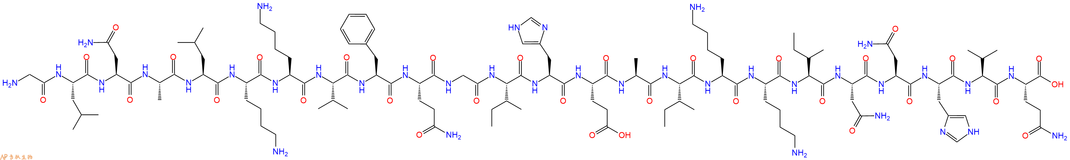 专肽生物产品(Lys18)-Pseudin-21011309-57-1