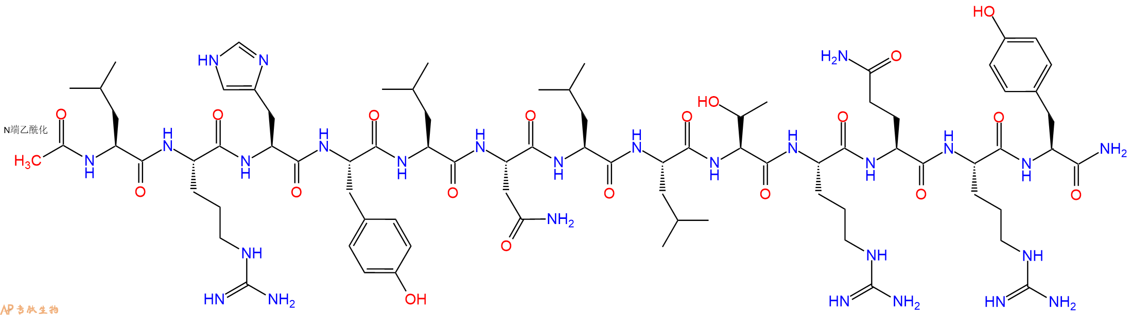 多肽生物产品Ac-[Leu28, 31]Neuro Peptide Y(24-36), human155709-24-3