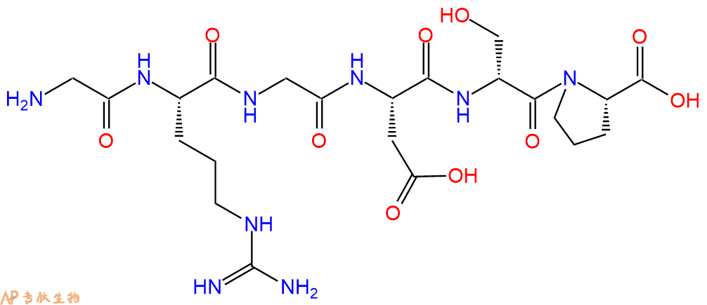 专肽生物产品甘氨酰精氨酰甘氨酰-alpha-天冬氨酰-D-丝氨酰脯氨酸111844-24-7