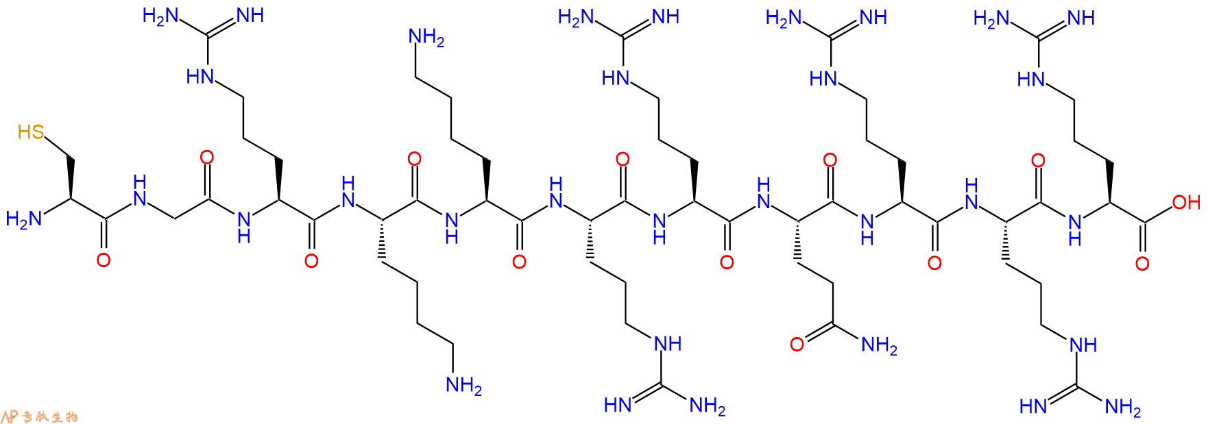 多肽生物产品(Cys⁴⁷)-HIV-1 tat Protein (47-57)627079-23-6