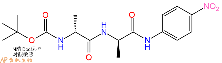专肽生物产品二肽Nα-Boc-DAla-DAla-对硝基苯胺102292-84-2