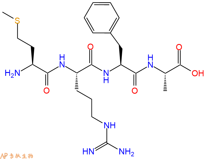 专肽生物产品四肽Met-Arg-Phe-Ala67368-29-0