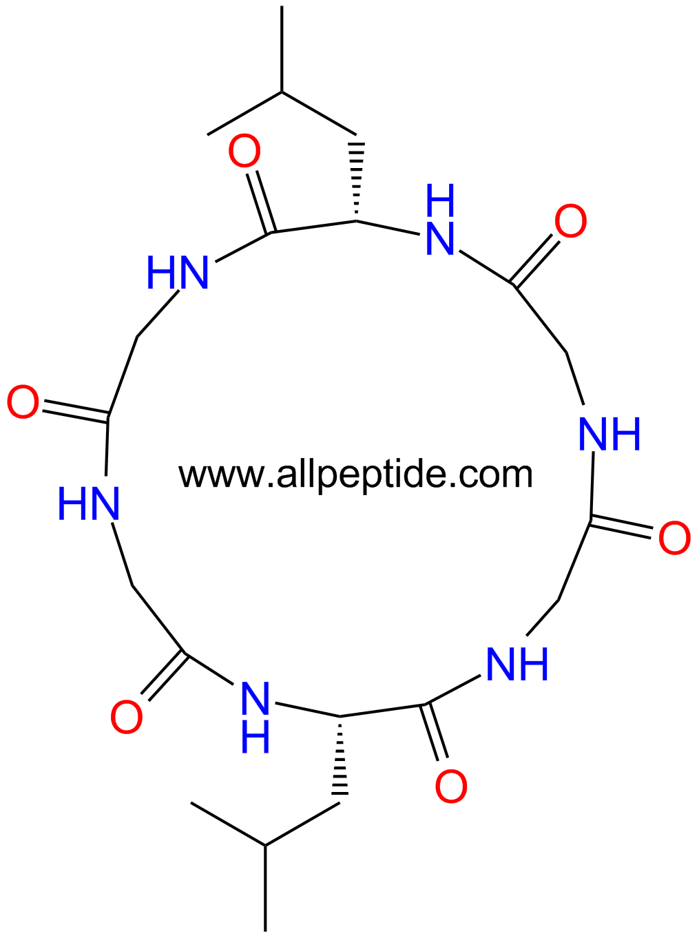 专肽生物产品环六肽c(Gly-Leu-Gly-Gly-Leu-Gly)56610-35-6