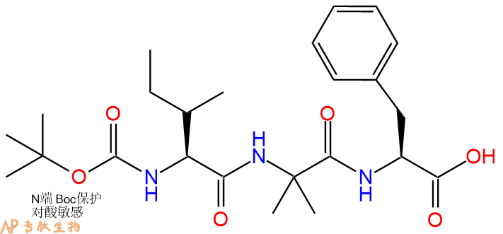 专肽生物产品三肽Boc-Ile-Aib-Phe1003858-14-7