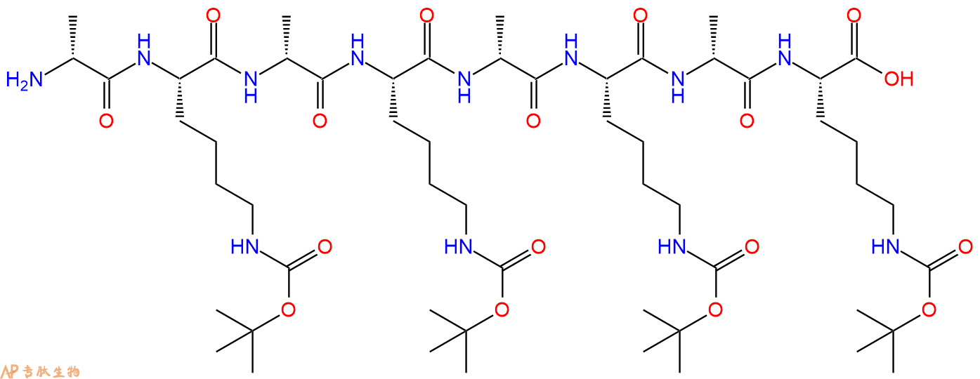 专肽生物产品八肽DAla-K(Boc)-DAla-K(Boc)-DAla-K(Boc)-DAla-K(Boc)959924-69-7