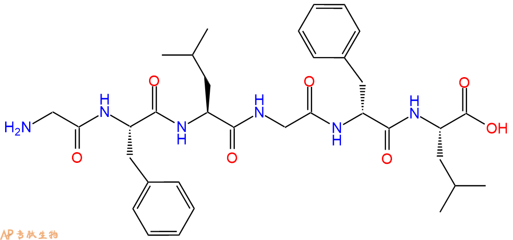 专肽生物产品六肽Gly-Phe-Leu-Gly-DPhe-Leu13941-39-4