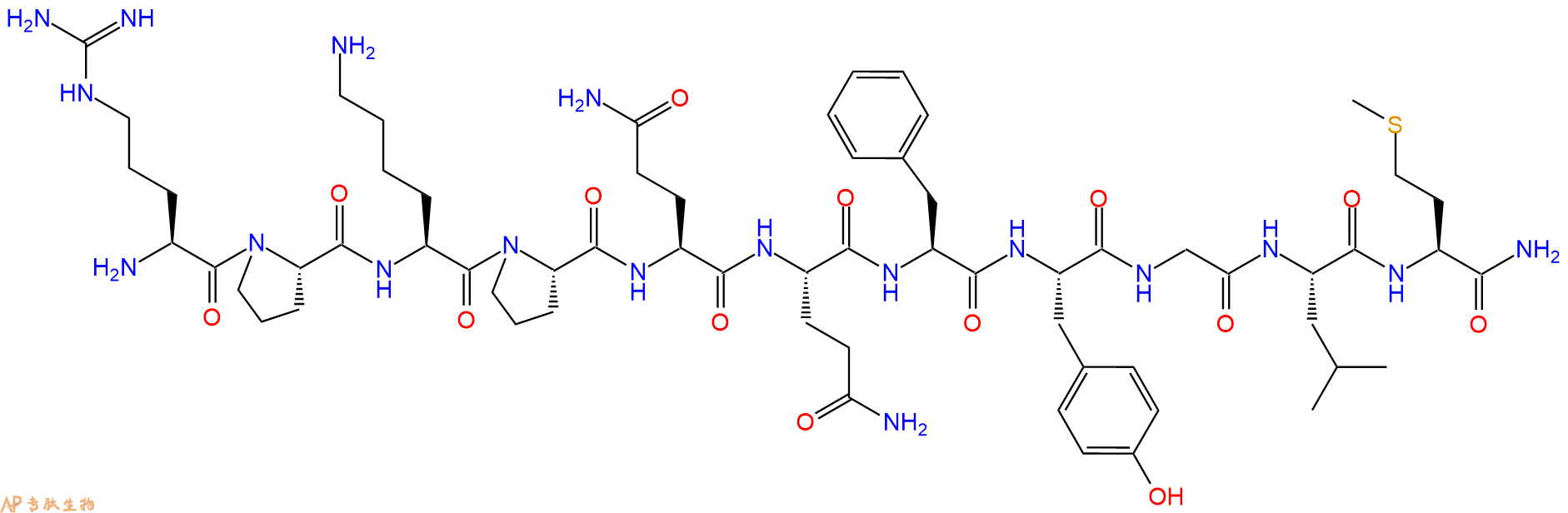 多肽生物产品[Tyr8] Substance P55614-10-3
