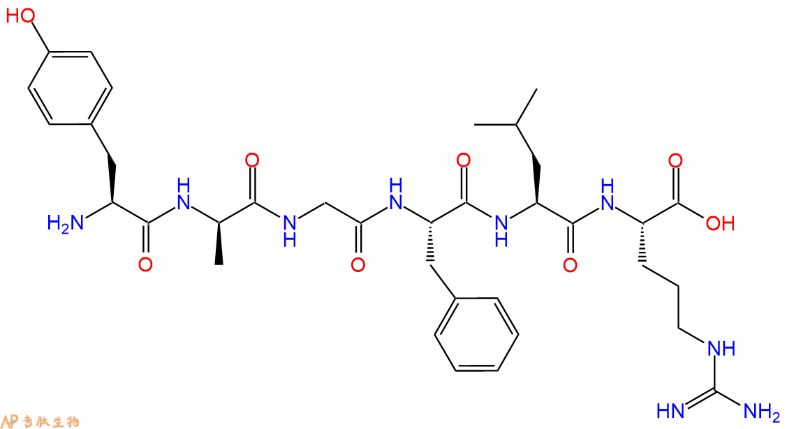 专肽生物产品脑啡肽[DAla2]-Leu-Enkephalin-Arg81733-79-1