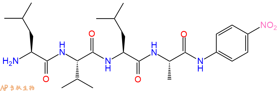 专肽生物产品标记肽H-Leu-Val-Leu-Ala-对硝基苯胺197970-37-9