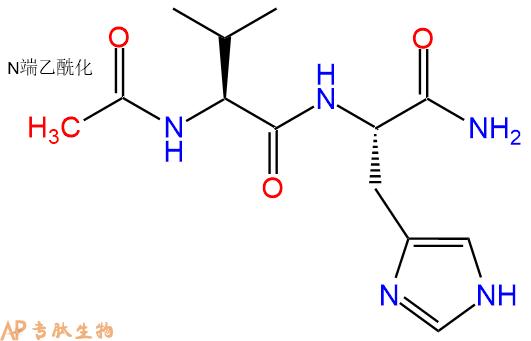 专肽生物产品二肽Ac-Val-His-NH2