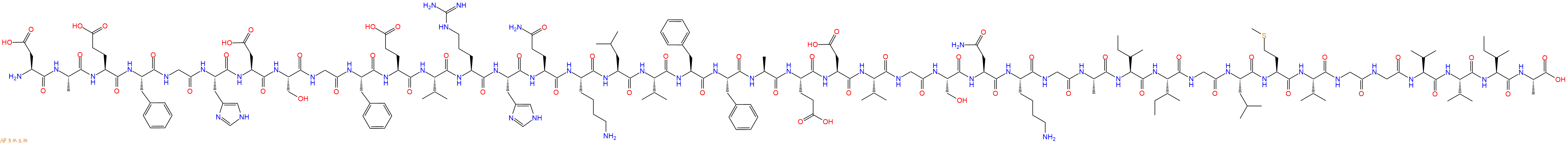专肽生物产品淀粉肽Amyloid β-Protein (1-42) (mouse, rat)166090-74-0