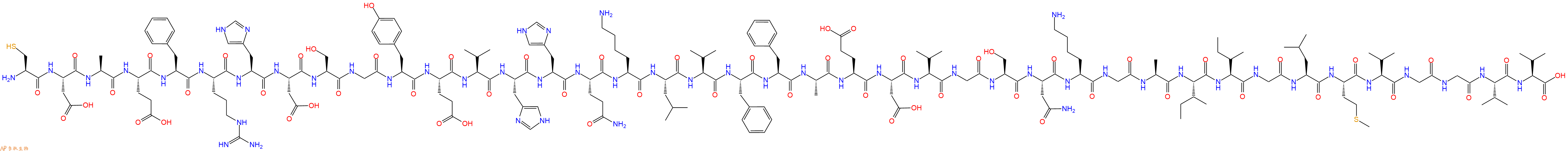 专肽生物产品淀粉肽[Cys]β-Amyloid(1-40)208266-35-7
