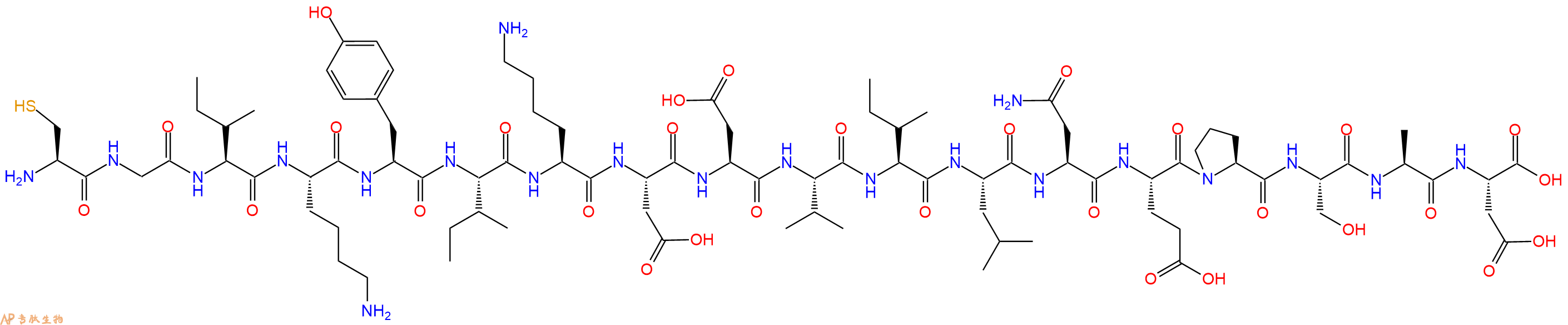 专肽生物产品淀粉肽Amyloid BRI Precursor277(89-106)1802078-21-2