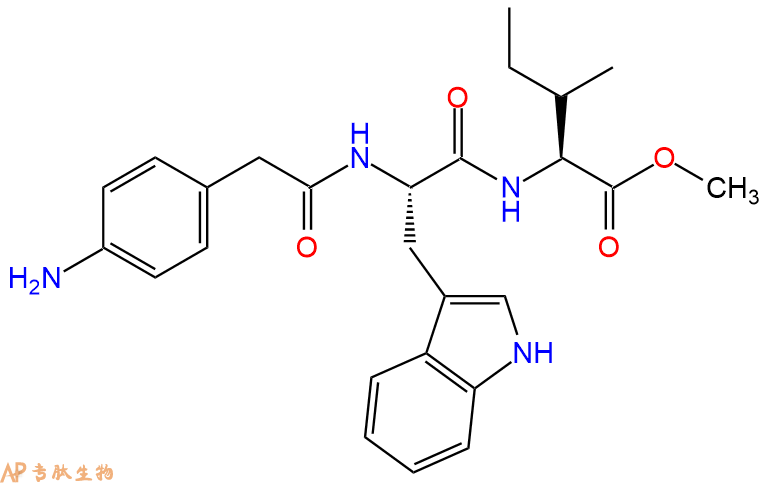 专肽生物产品三肽Phg-Trp-Ile--甲酯化1467040-26-1