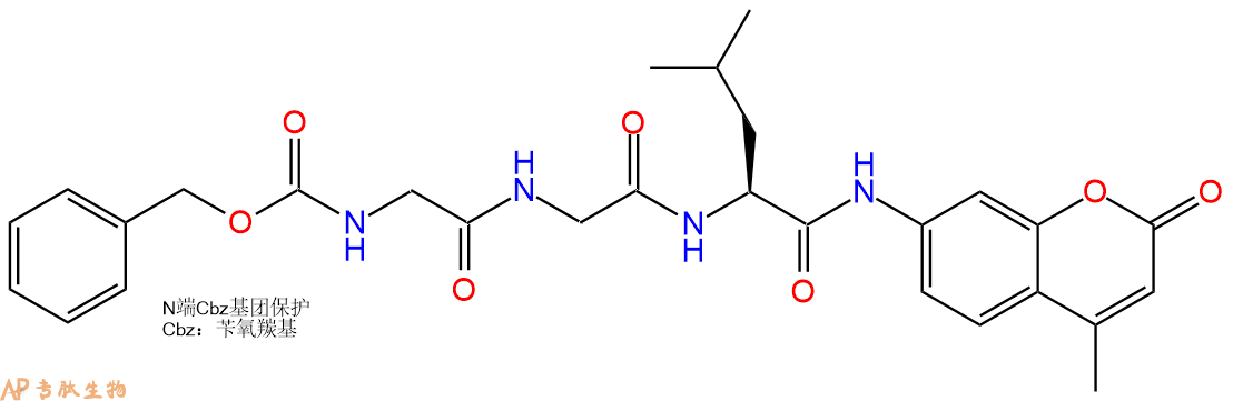 专肽生物产品Z-Gly-Gly-Leu-AMC97792-39-7